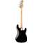 Fender Player Precision Bass Black Maple Fingerboard Left Handed Back View