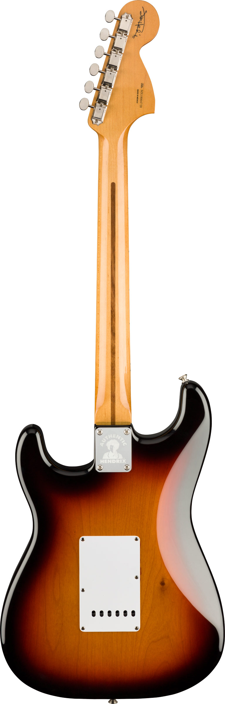 Fender Jimi Hendrix Stratocaster Maple Fingerboard 3 Tone Sunburst