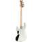 Squier Contemporary Active J Bass HH Maple Fingerboard Flat White Back View