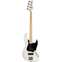 Squier Contemporary Active J Bass HH Maple Fingerboard Flat White Front View