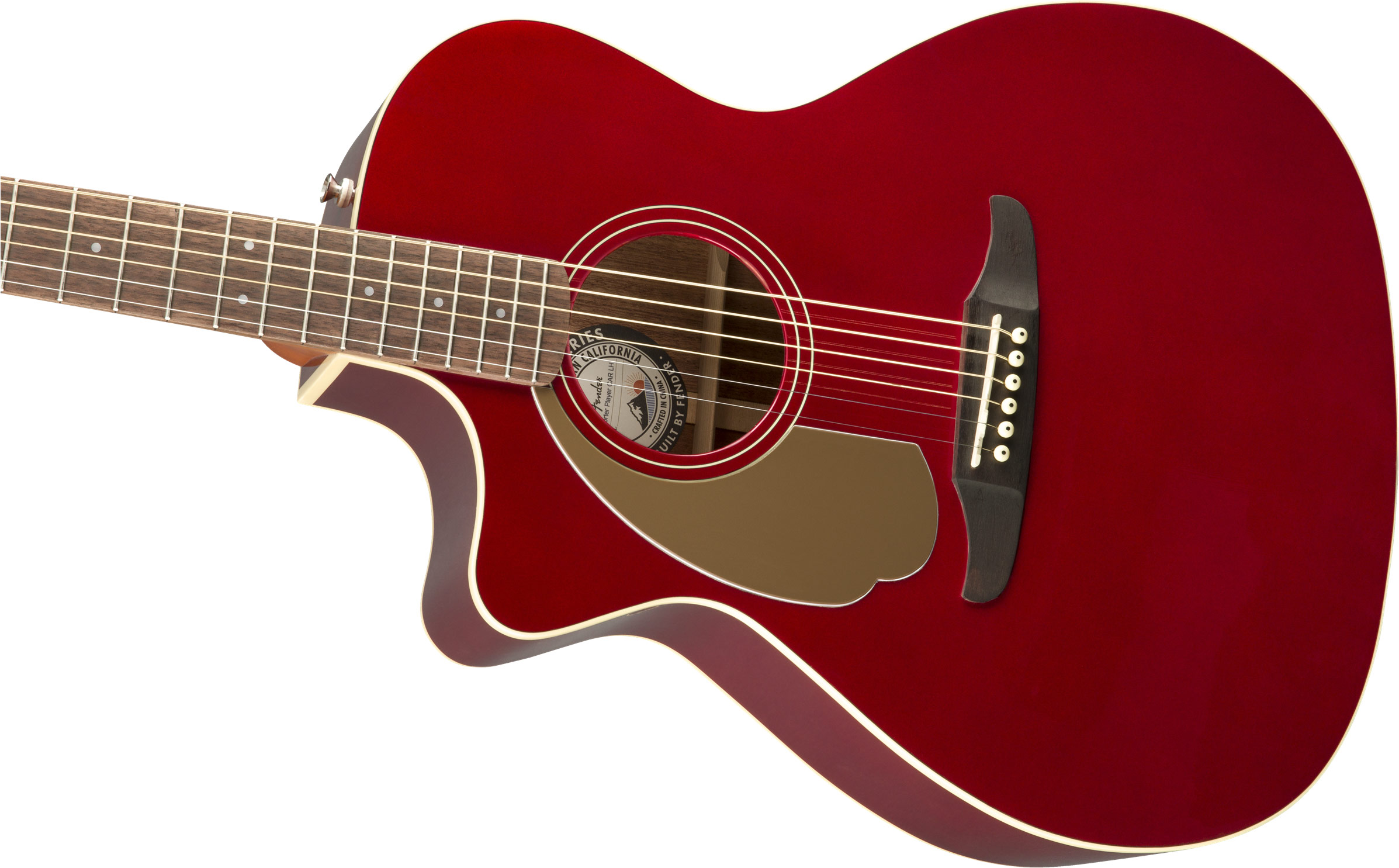 Fender Newporter Player Left Handed Candy Apple Red Walnut Fingerboard
