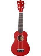 Adam Black ABUK20 Soprano Ukulele Red