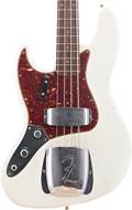 Fender Custom Shop Jazz Bass Journeyman Relic Rosewood Fingerboard Left Handed Aged Olympic White (Ex-Demo) #CZ537272