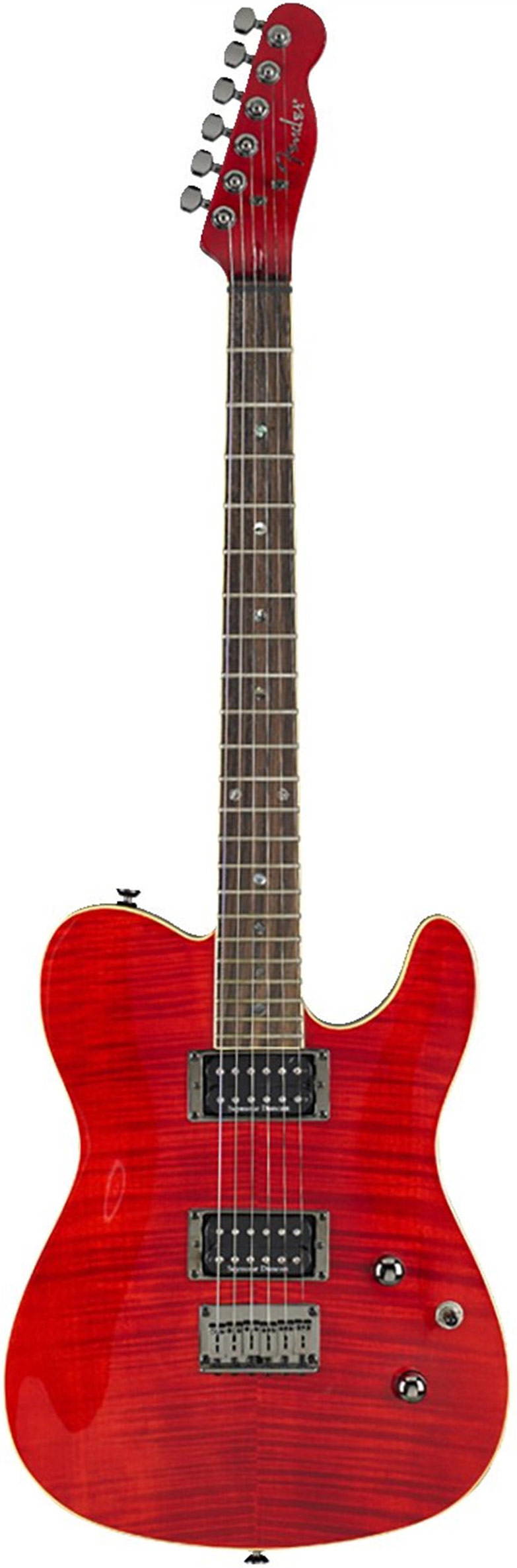 fender custom telecaster fmt hh crimson red