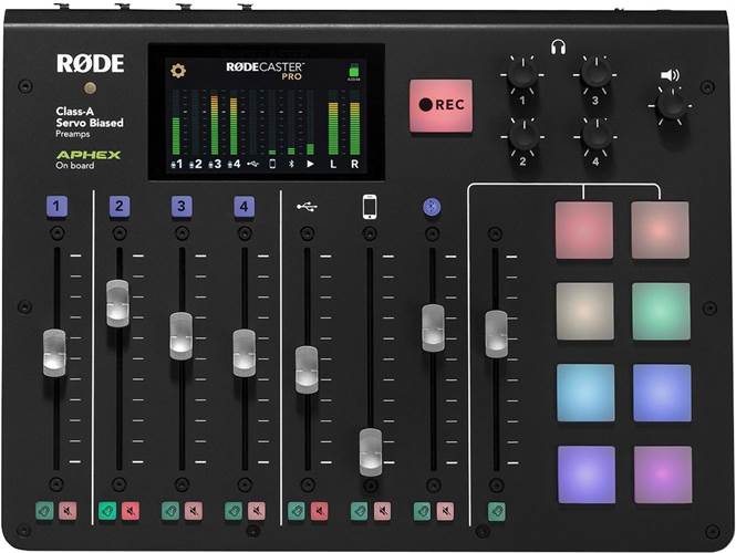 Rode Rodecaster Pro Integrated Podcast Production Console (Ex-Demo) #FE0038984
