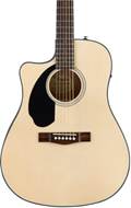 Fender CD-60SCE Natural Left Handed Walnut Fingerboard