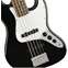 Squier Affinity Jazz Bass V Black IL Front View