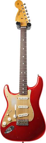 Fender Custom Shop Big Head Strat Journeyman Faded Candy Apple Red LH #R97675