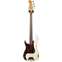 Fender Custom Shop 60 P-Bass Heavy Relic Aged Vintage White LH #R97953 Front View