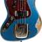 Fender Custom Shop 61 Jazz Bass Heavy Relic Aged Lake Placid Blue Left Handed #R103630 