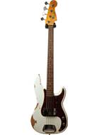 Fender Custom Shop 1959 P-Bass Heavy Relic Olympic White RW Master Builder Designed by Jason Smith #R100537