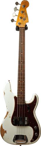 Fender Custom Shop 1959 P-Bass Heavy Relic Olympic White RW Master Builder Designed by Jason Smith #R100537