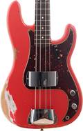 Fender Custom Shop 1959 Precision Bass Heavy Relic Fiesta Red Rosewood Fingerboard Master Builder Designed by Jason Smith #R100601