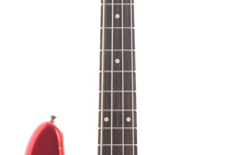Fender Custom Shop 1964 Jazz Bass Relic Candy Apple Red over Shoreline Gold Rosewood Fingerboard #R99832 Fender Custom Shop 1964 Jazz Bass Relic Candy Apple Red over Shoreline Gold Rosewood Fingerboard #R99832