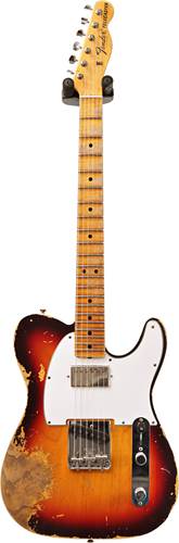 Fender Custom Shop 1967 Telecaster Heavy Relic Chocolate 3 Tone Sunburst Maple Fingerboard Master Builder Designed by Dennis Galuszka #R97660