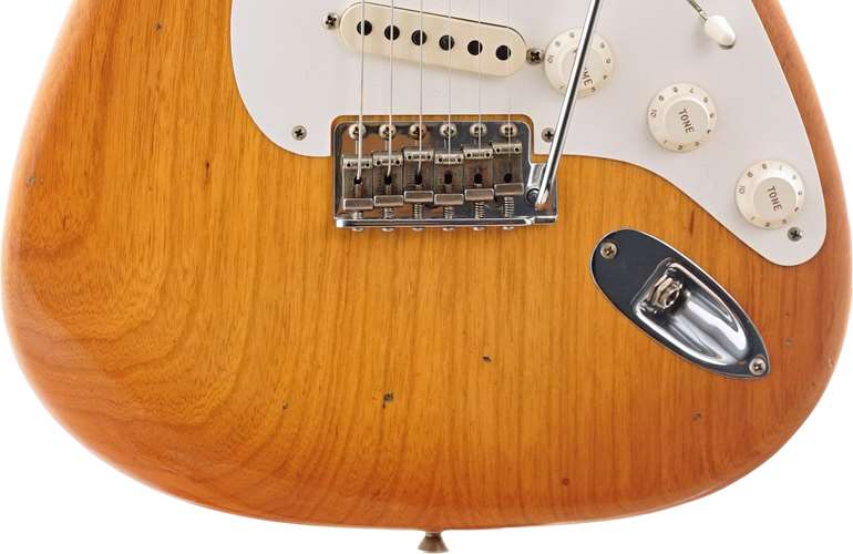Fender Custom Shop 1956 Stratocaster Journeyman Relic Honey Burst Maple Fingerboard Master Builder Designed by Todd Krause #R99834 Fender Custom Shop 1956 Stratocaster Journeyman Relic Honey Burst Maple Fingerboard Master Builder Designed by Todd Krause #R99834