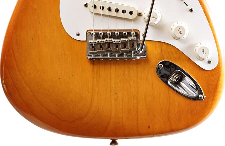 Fender Custom Shop 1956 Stratocaster Journeyman Relic Honey Burst Maple Fingerboard Master Builder Designed by Todd Krause #R99625 Fender Custom Shop 1956 Stratocaster Journeyman Relic Honey Burst Maple Fingerboard Master Builder Designed by Todd Krause #R99625