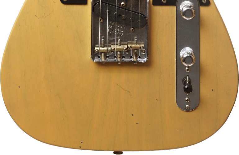 Fender Custom Shop 1953 Telecaster Journeyman Relic Butterscotch Blonde Maple Fingerboard Master Builder Designed by Paul Waller #R100737 Fender Custom Shop 1953 Telecaster Journeyman Relic Butterscotch Blonde Maple Fingerboard Master Builder Designed by Paul Waller #R100737