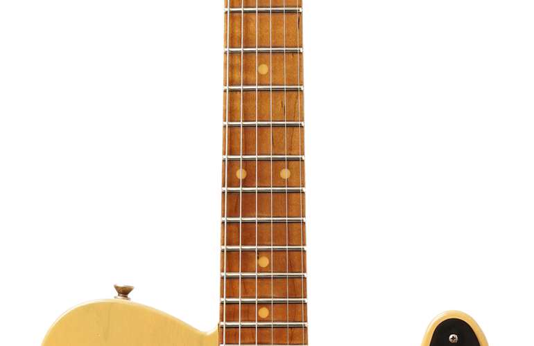 Fender Custom Shop 1953 Tele Journeyman Relic Butterscotch Blonde Maple Fingerboard Master Builder Designed by Paul Waller #R101090 Fender Custom Shop 1953 Tele Journeyman Relic Butterscotch Blonde Maple Fingerboard Master Builder Designed by Paul Waller #R101090