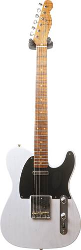 Fender Custom Shop 1953 Tele Journeyman Relic White Blonde Maple Fingerboard Master Builder Designed by Paul Waller #R100711