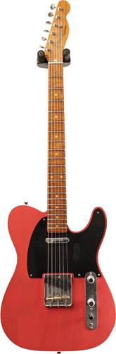 Fender Custom Shop 1953 Tele Journeyman Relic Trans Fiesta Red Maple Fingerboard Master Builder Designed by Paul Waller #R102838