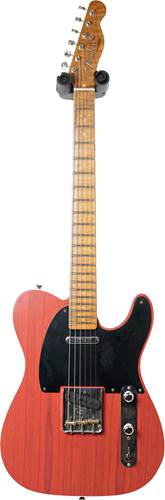 Fender Custom Shop 1953 Tele Journeyman Relic Trans Fiesta Red Maple Fingerboard Master Builder Designed by Paul Waller #R101035
