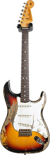 Fender Custom Shop 1965 Stratocaster Relic 3 Tone Sunburst Rosewood Fingerboard Masterbuilt by Greg Fessler #R103314