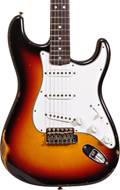 Fender Custom Shop 1965 Strat Relic 3 Tone Sunburst RW #R100622