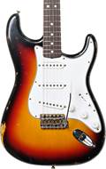 Fender Custom Shop 1965 Strat Relic 3 Tone Sunburst RW #R100621