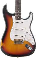 Fender Custom Shop 1965 Strat Relic 3 Tone Sunburst Rosewood Fingerboard #R94313