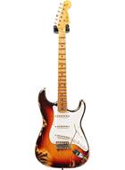Fender Custom Shop 1957 Strat Heavy Relic Chocolate 3 Tone Sunburst MN Master Builder Designed by Jason Smith #R99678