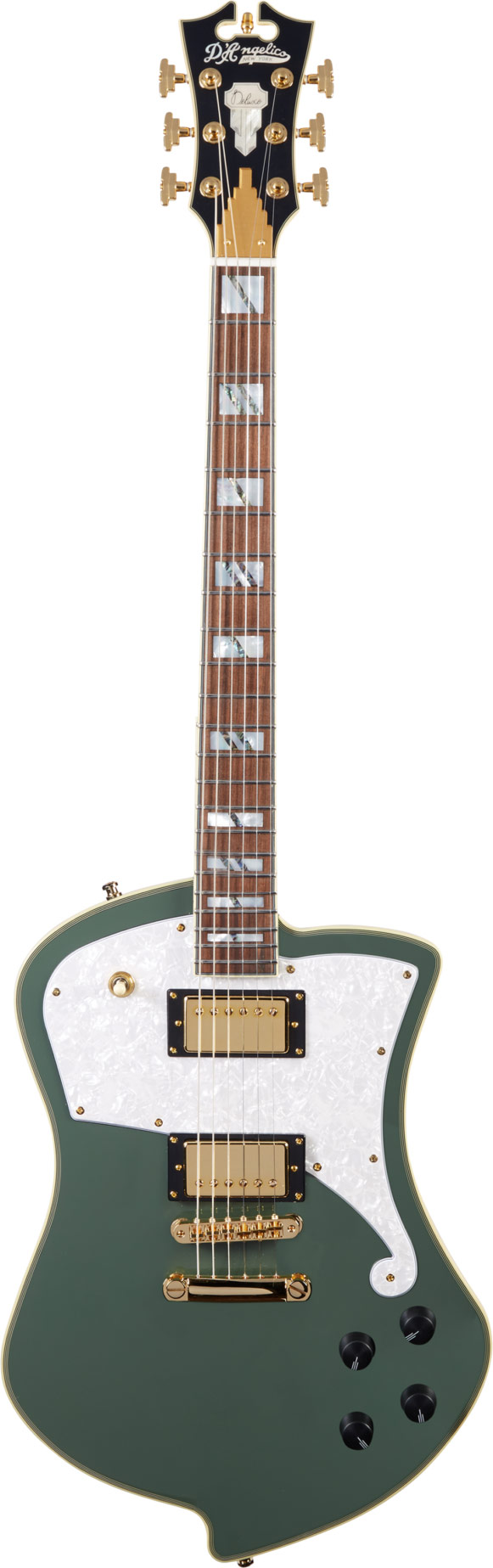 D'Angelico Deluxe Ludlow Hunter Green