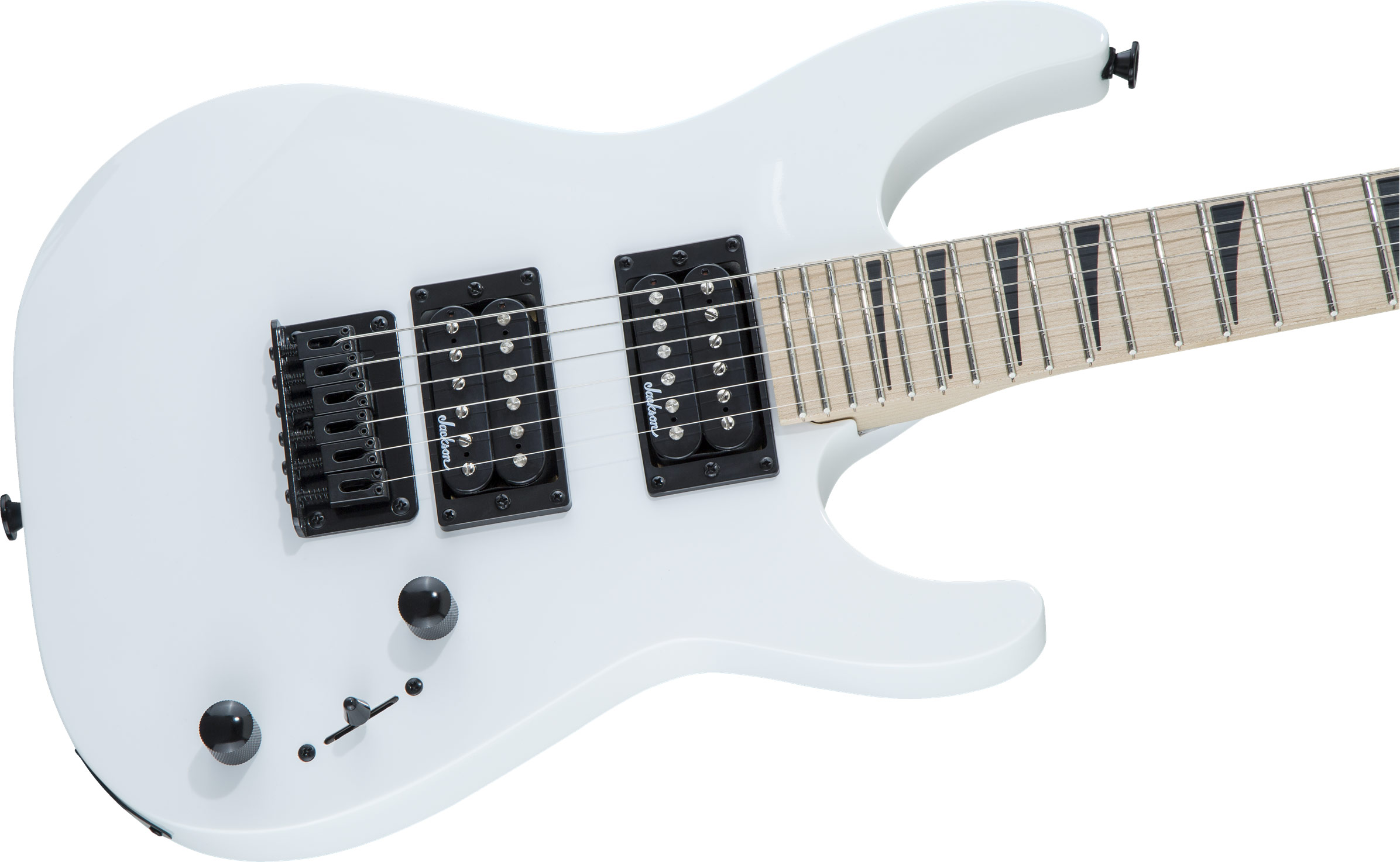 Jackson JS1X Dinky Minion Snow White Maple Fingerboard