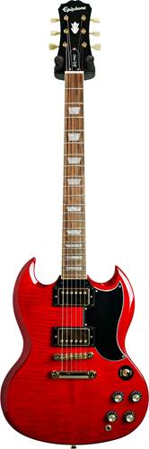Epiphone Limited Edition G-400 Deluxe PRO Trans Red (Ex-Demo) #19081829518