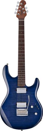 Music Man Sterling Luke Flame Top Blueberry Burst