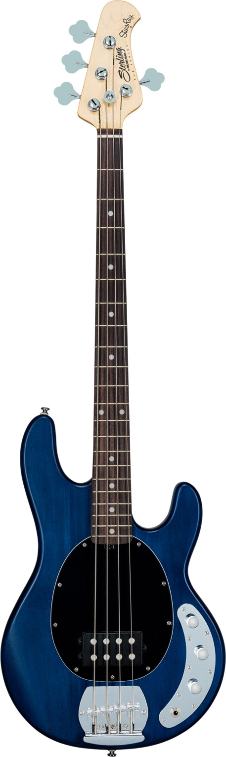 Music Man Sterling Sub Series Ray 4 Trans Blue Satin