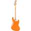 Fender Player Jazz Bass Capri Orange Pau Ferro Fingerboard Left Handed Back View