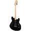Squier Contempory Active Starcaster Flat Black MN Front View