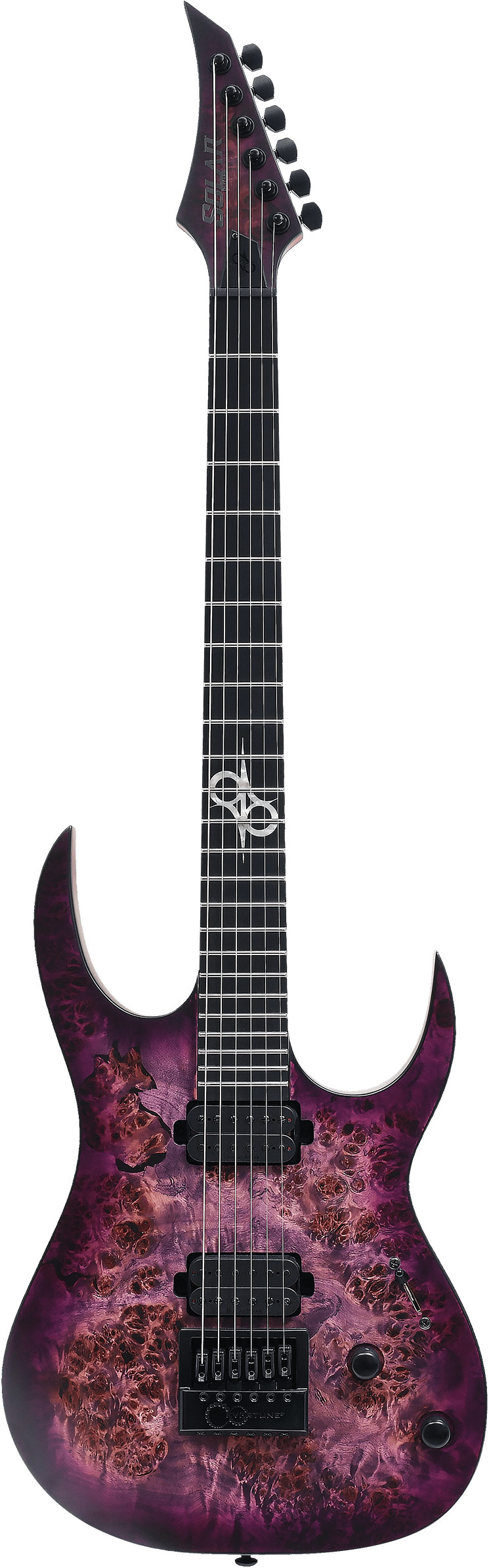 solar guitar purple