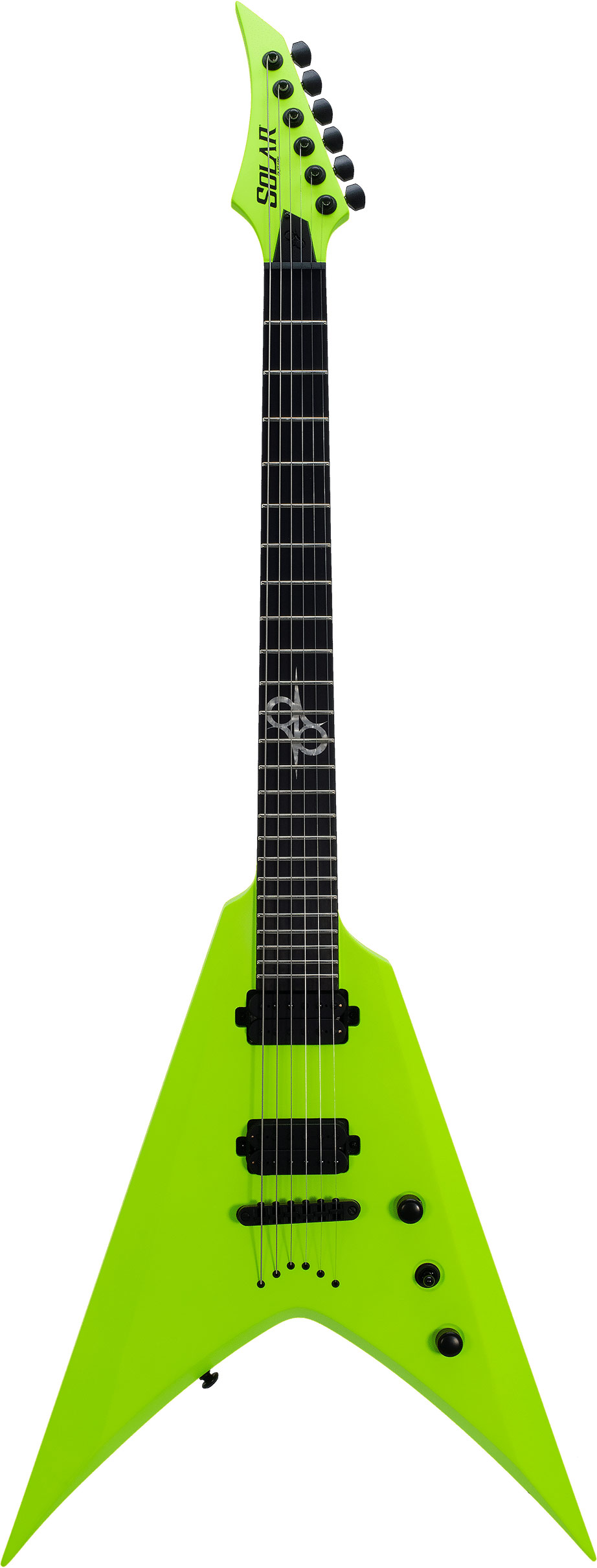 Solar Guitars V2.6LN Lemon Neon