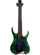 Mayones Hydra Elite 7 VF Trans Blue Green Burst Fishman Fluence Modern #HF2002291