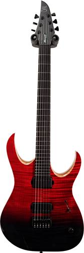 Mayones Duvell Elite 6 Flame Maple Top Dirty Horizon Red
