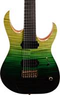 Mayones Duvell Elite 7 Flame Maple Top Emerald Black Horizon