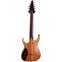 Mayones Duvell Elite 7 4A Flame Maple Trans Dirty Brown Back View