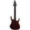 Mayones Duvell Elite 7 4A Flame Maple Trans Dirty Brown Front View