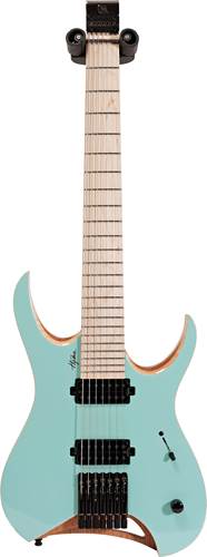 Mayones Hydra Elite 7 Solid Surf Green Gloss Front/Satin Back Maple Fingerboard