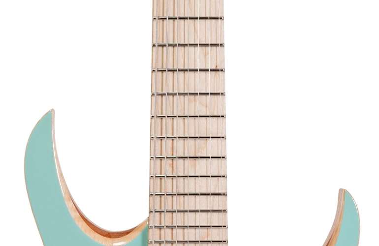 Mayones Hydra Elite 7 Solid Surf Green Gloss Front/Satin Back Maple Fingerboard Mayones Hydra Elite 7 Solid Surf Green Gloss Front/Satin Back Maple Fingerboard