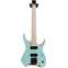 Mayones Hydra Elite 7 Solid Surf Green Gloss Front/Satin Back Maple Fingerboard Front View
