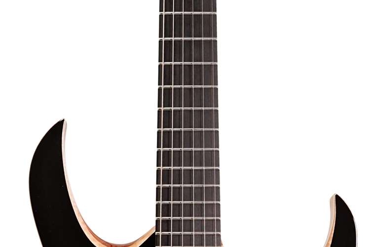 Mayones Duvell Elite 6 Solid Black Gloss Top Matt Back Matching Headstock #DF20011037 Mayones Duvell Elite 6 Solid Black Gloss Top Matt Back Matching Headstock #DF20011037