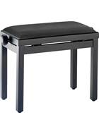Stagg PB39 Matte Black Piano Bench with Velvet Top